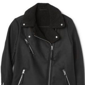 Sherpa lined Motorcycle Jacket - Gap